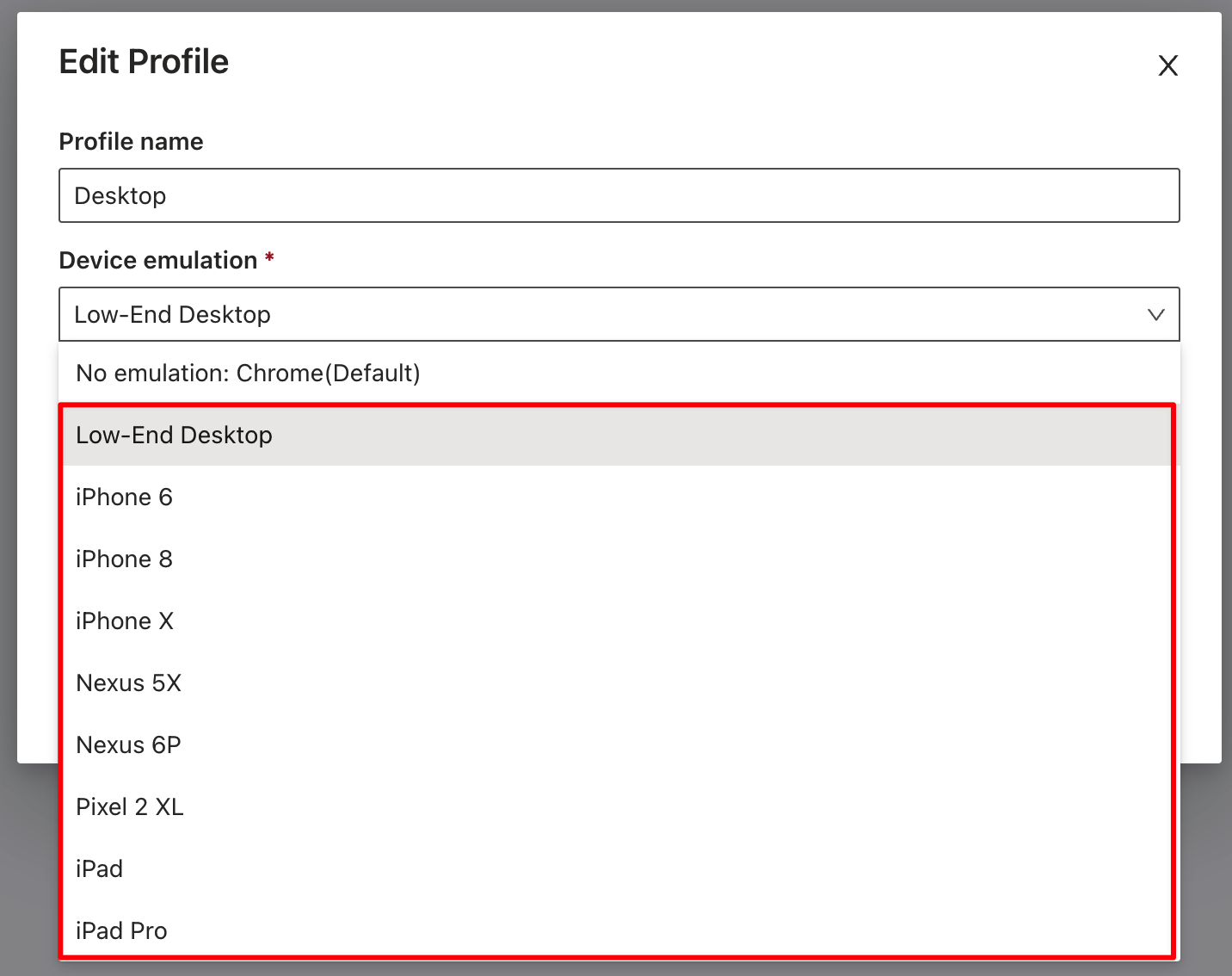 enable cpu throttling